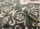 Тъкан персийски килим Blue stones 5261_GREEN елипса